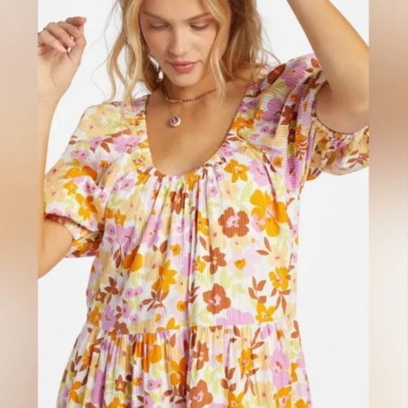 Billabong Endless Shore Floral Maxi Dress Size Medium - Picture 2 of 16
